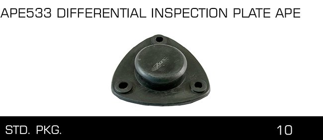 APE533 DIFFEREN TIAL INSPECTION PLATE APE